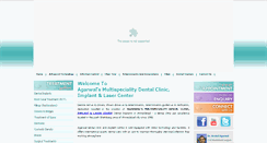 Desktop Screenshot of ahmedabaddental.com